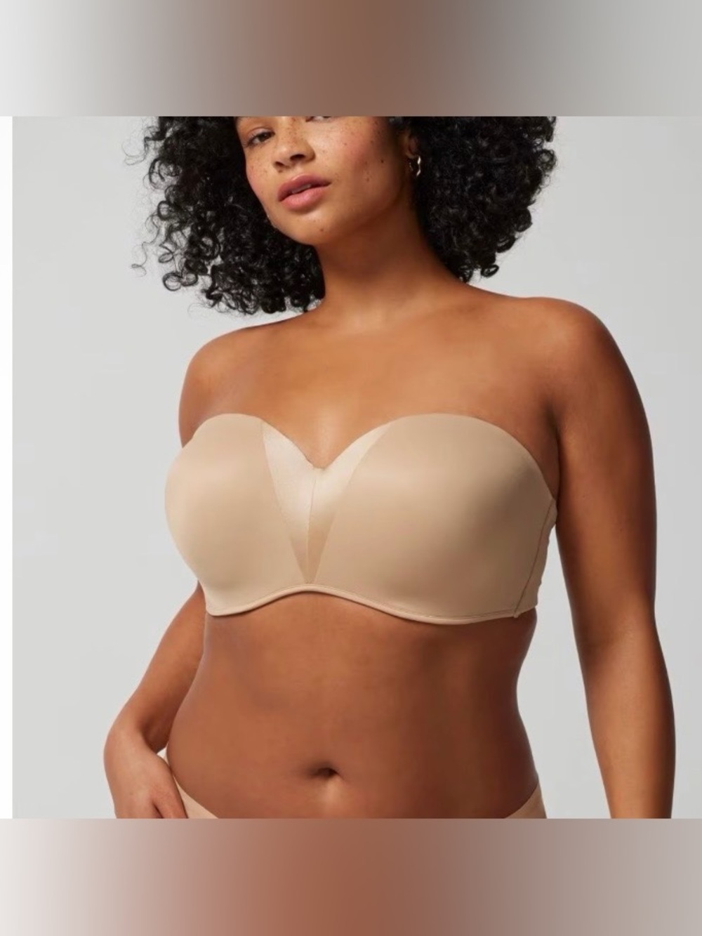 NWOT SOMA Stunning Starlet Strapless Bra Nude Women’s Size 42DDD